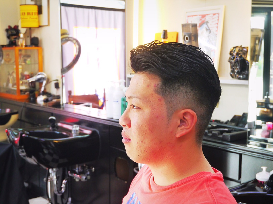 夏のメンズヘアースタイルをアパッシュに来てヘアスタイルチェンジ